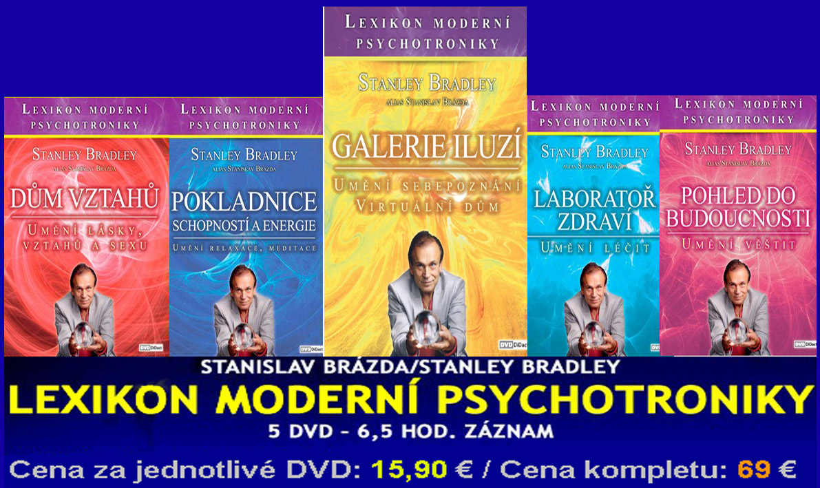 DVD: LEXIKON MODERNÍ PSYCHOTRONIKY (komplet 5 DVD)