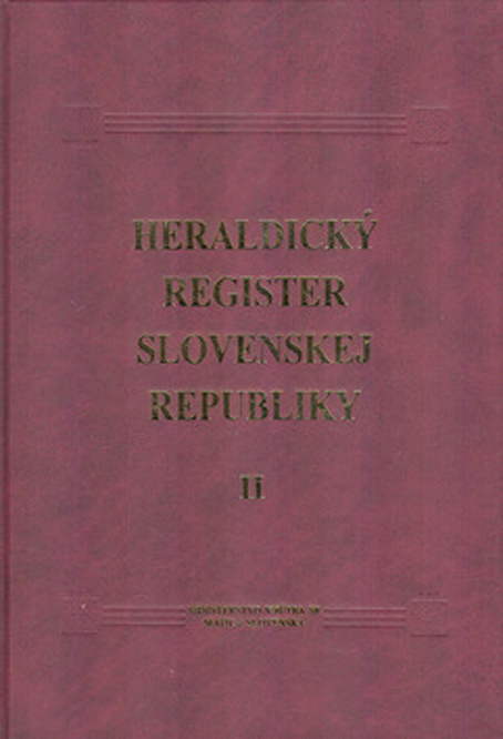 Heraldický register Slovenskej republ. 2